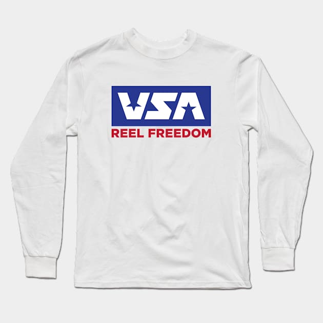 USA Freedom quote Long Sleeve T-Shirt by RetroArtCulture